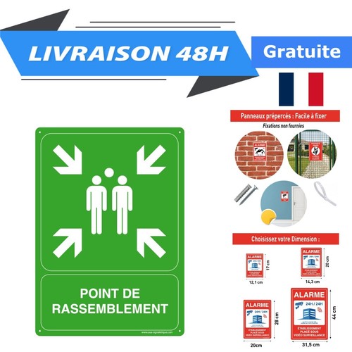 Panneau signalisation pvc - panneau, de