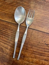 Christofle Model Orly Fork & Spoon Covered Fork & Spoon