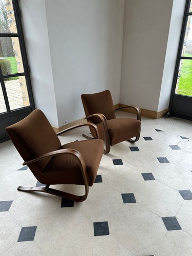 Paire fauteuils art - paire,