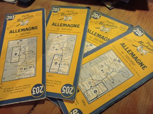 Carte michelin allemagne - michelin, lot