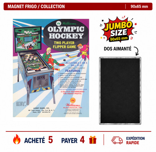 Magnet frigo olympic hockey - magnet,