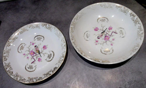Plat porcelaine art sté b - d'art,