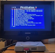 Playstation 1 avec Picostation