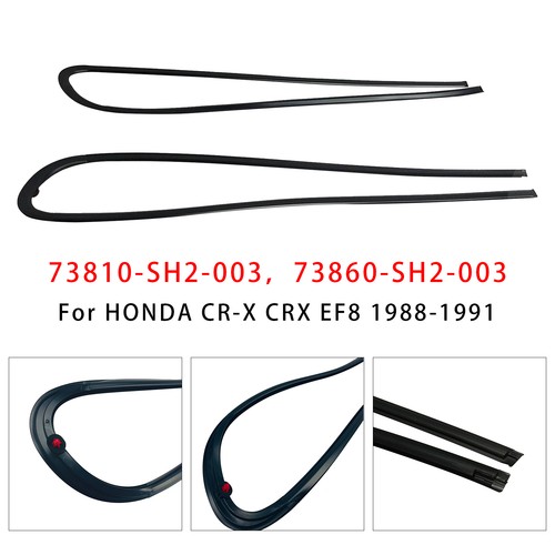2pcs window glass molding - window,
