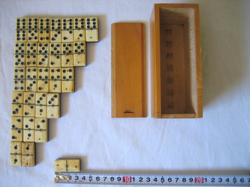 Ancien jeu dominos - os, &