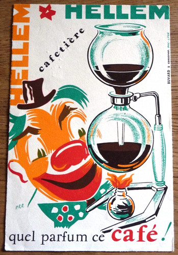 Buvard cafetière hellem - cafetiÈre,