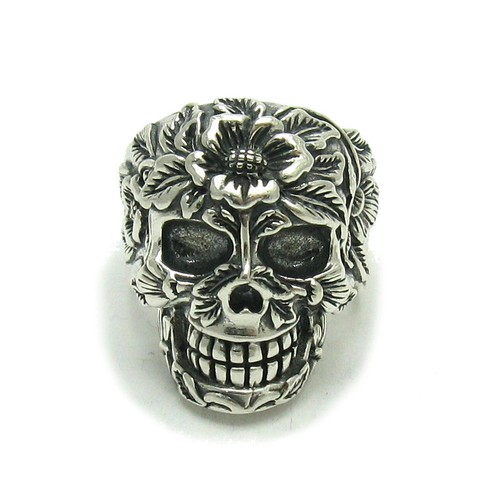Bague argent sterling tête - en,