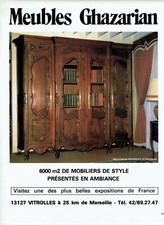 Advertising 109 1979 Ghazarian Furniture Provencal Library Walnut