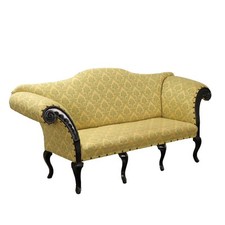 Canapé Ancien Noyer Gravé