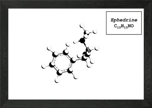 Ephedrine framed wall art - ephedrine,