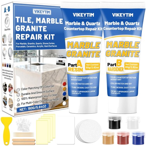 Kit réparation carrelage 160g - réparation,