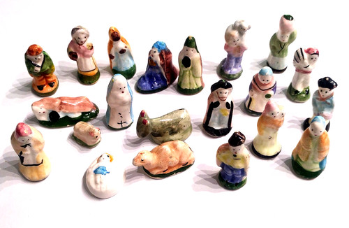 Fèves crèche france decor - 21,