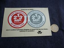 AUTOCOLLANT ANCIEN / TRACTEUR