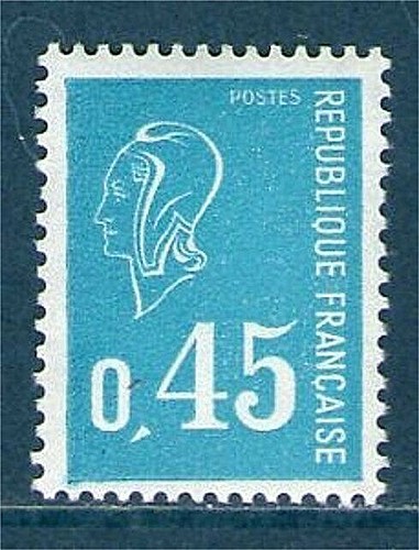 Timbre 1663 bleu pale - bleu,