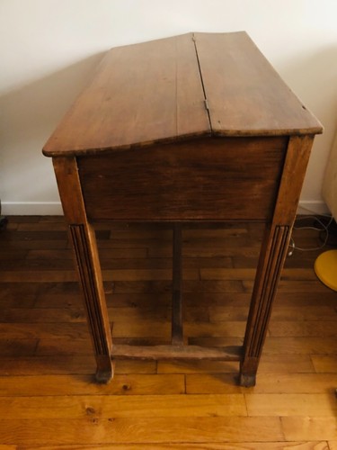 Bureau pupite bois ancien - bureau/pupite,