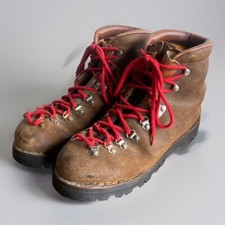 Vintage Richard Pontvert Galibier Leather Mountaineer Boots France MENS 8.5