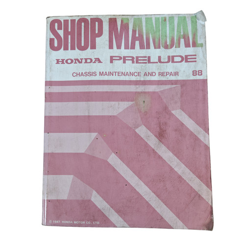 Honda prelude atelier manuel - prelude,