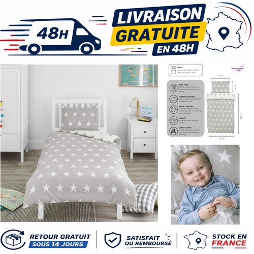 Parure lit enfant 140x200 - lit,