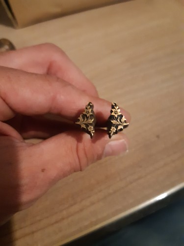 Paire fleurons anciens doreur - fleurons,