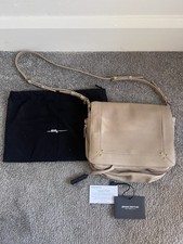 Jerome Dreyfuss Beige Leather Igor Zip Bag
