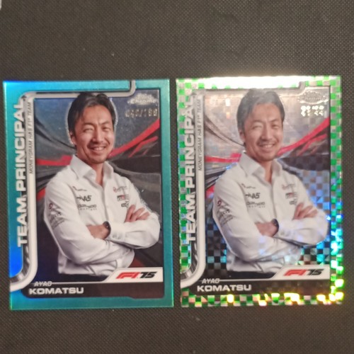Topps chrome 2025 ayao - f1,