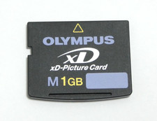 CARTE MEMOIRE OLYMPUS XD-PICTURE CARD 1 GB OFFICIELLE APPAREIL PHOTO TESTE