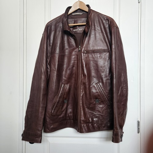 Blouson cuir agneau aigle - blouson, xl