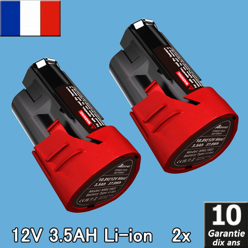 Batteries 12v pour - 2x,
