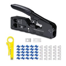 Pince à sertir RJ45 RJ12 tout-en-un pour connecteur modulaire Cat5 Cat5e Cat6...