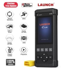 Scanner Professionnel★ Voiture Launch CR619 Outil Diagnostic OBD2 ABS AIRBAG EPC