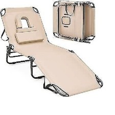 Chaise Longue Pliante Tissu