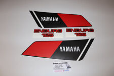 125 DTMX YAMAHA 1978 KIT DECO EMBLEMES COMPATIBLE RESERVOIR ET CACHES LATERAUX