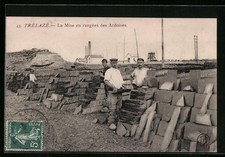 CPA Trélazé. La Mise en