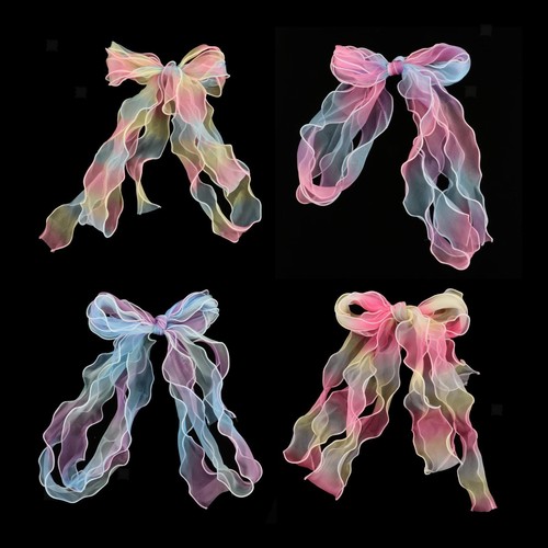 Rainbow gradient tulle rouleau - gradient,