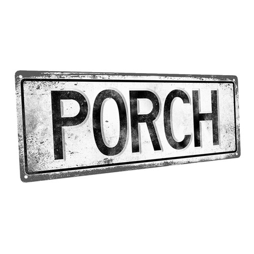 Porch metal sign wall - wall, decor