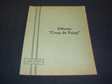 RARE BROCHURE INTERNE AUX