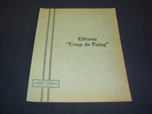 Rare brochure interne aux - brochure,