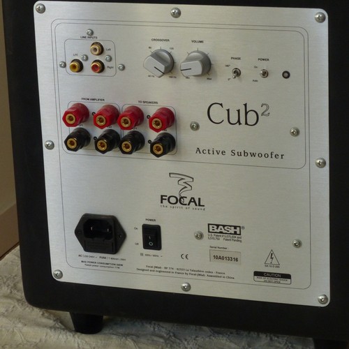 Caisson basses actif focal - caisson,
