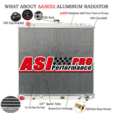 3-Rangées Radiateur Pour
