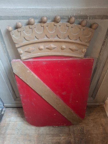 Blason porte drapeau en - /, de