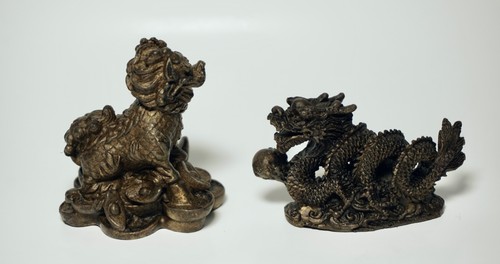Chine deux statuettes - deux,