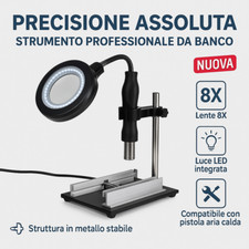 Lampe Loupe 8X Avec Lampe LED