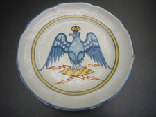 WALLY IMPERIAL EAGLE EASTERN EARTHENWARE PLATE
