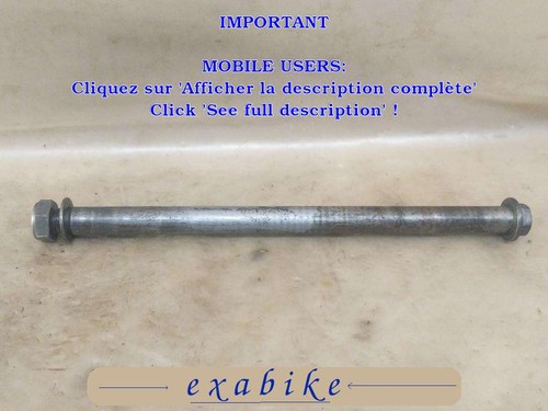 Axe roue arriere pour - roue, honda