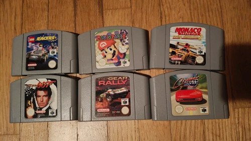 Lot jeux nintendo 64 - lot,
