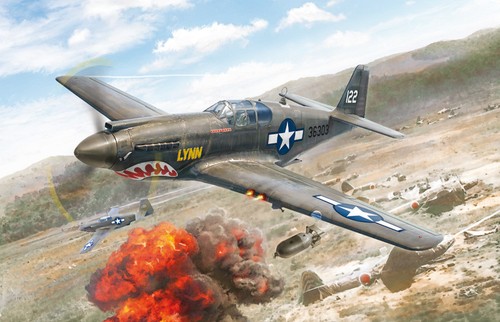51a mustang italeri - p-51a,