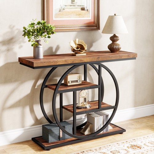 Table console industrielle - table,