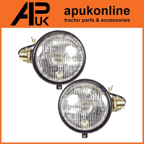 Pair round headlights headlamp - headlights,
