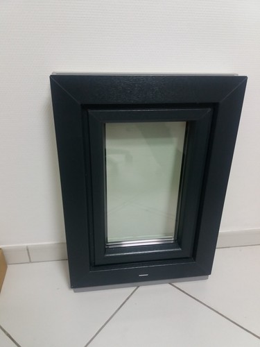 Fenêtre pvc gris - fenêtre,