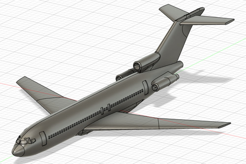 Maquette boeing 727 - maquette,